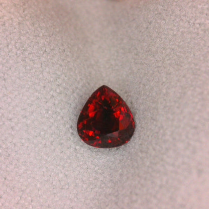 Stunning Pear-Shaped Red Gemstone