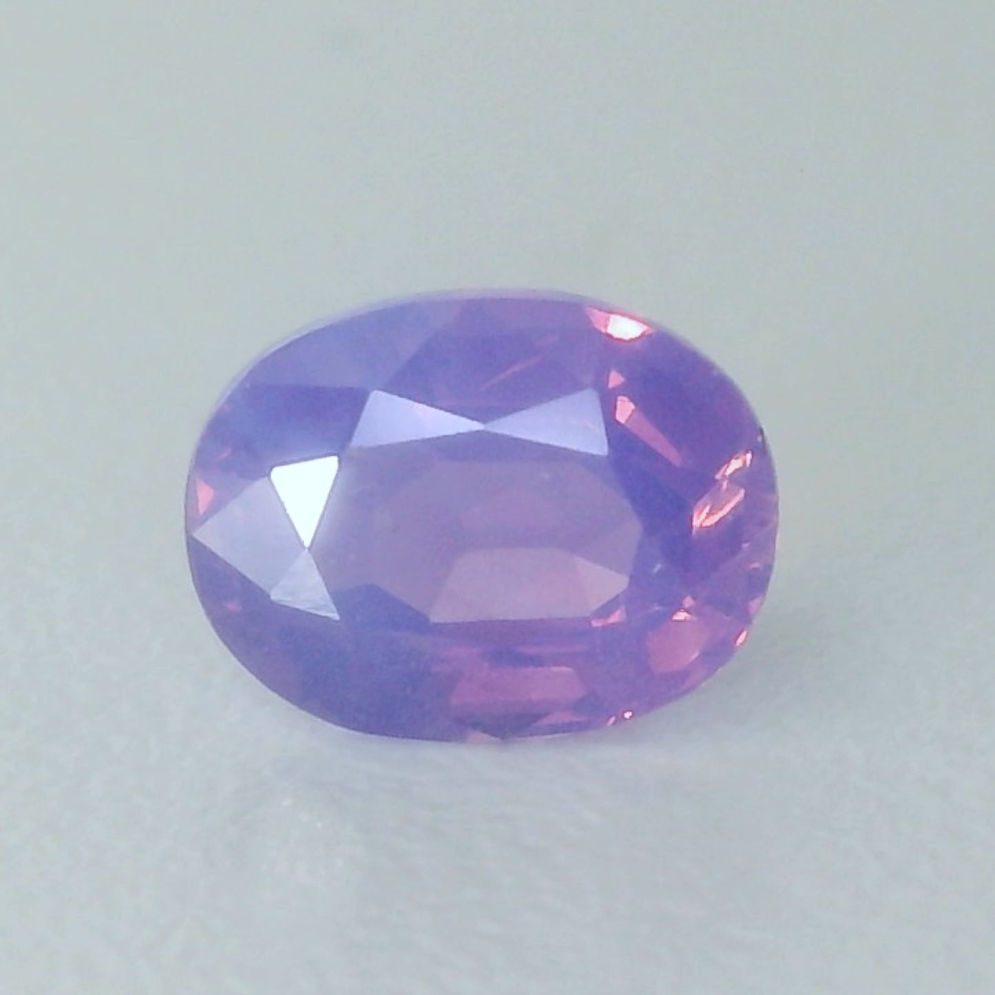 Brilliant Cut Oval Purple Sapphire Gemstone