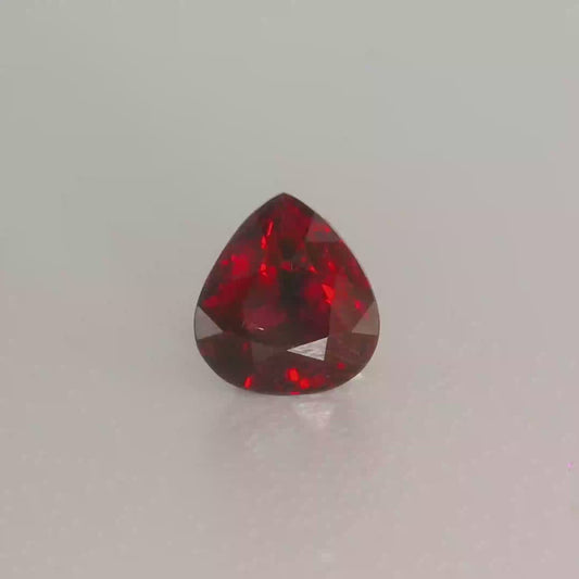 Stunning Pear-Shaped Red Gemstone